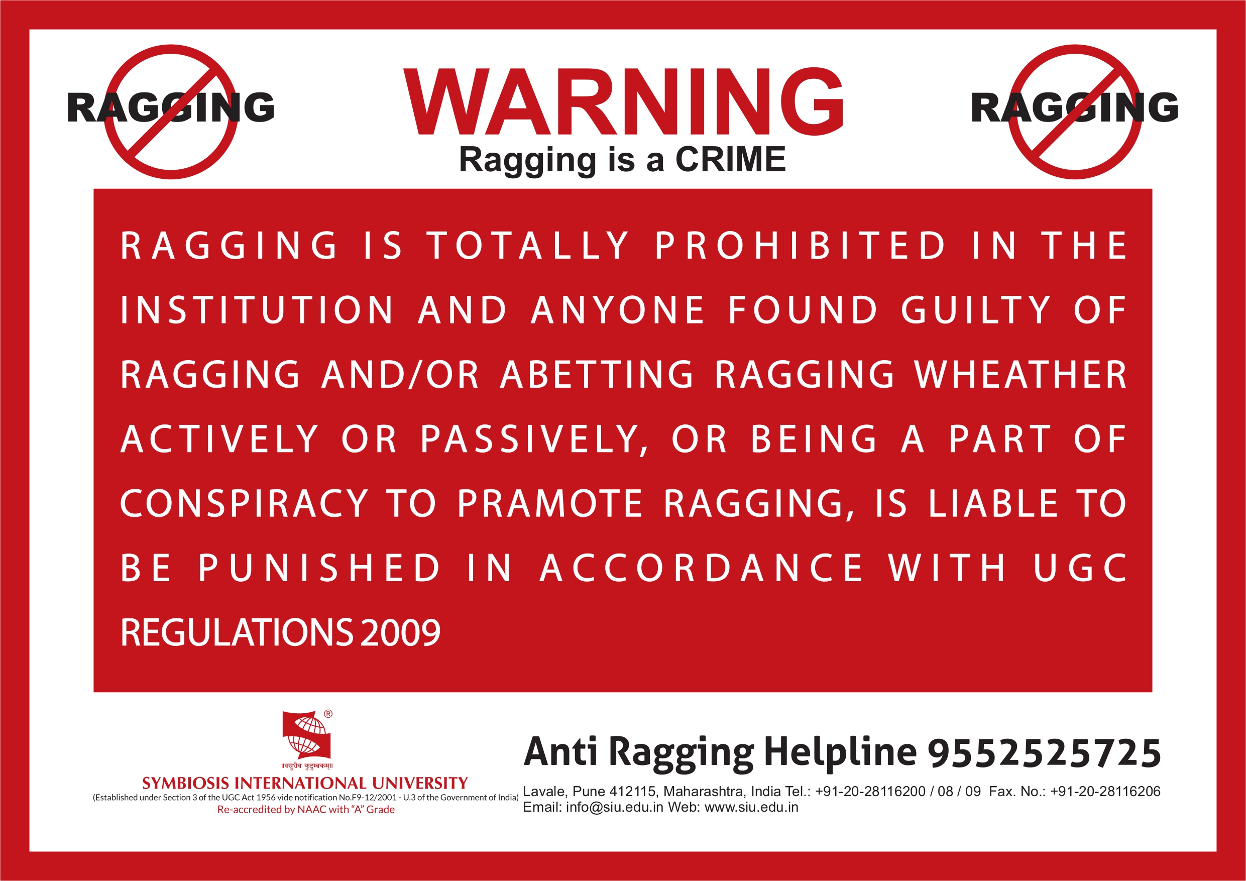 Anti Ragging poster page 0001