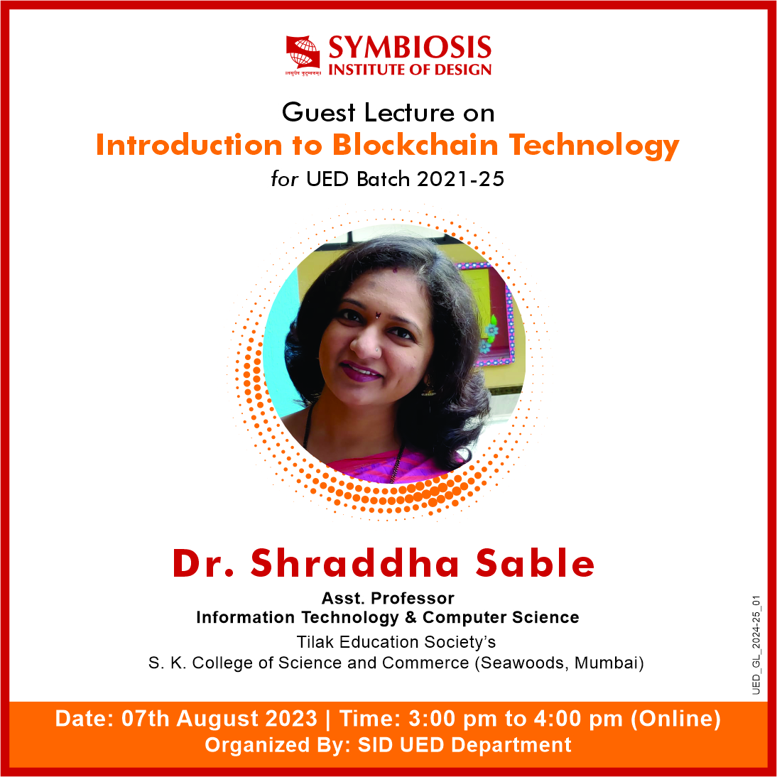Guest Lecture Dr Shraddha Instagram